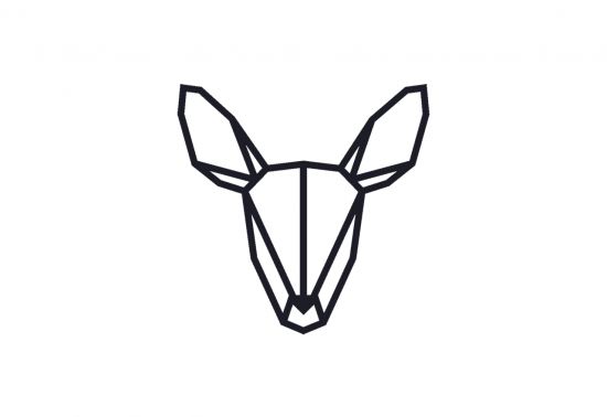 Dekorace na zeď Baby Doe Siluette