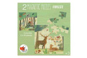 Magnetické puzzle les
