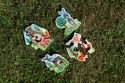 Sada 4 ks dřevěné puzzle 2,3,4,5 - Lišárna