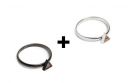 1+1 Ring set