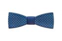 Dřevěný motýlek Navy Speckle