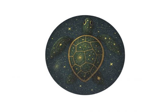 MINI - Dřevěné puzzle Želva