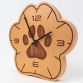 Paw Wood Clock
